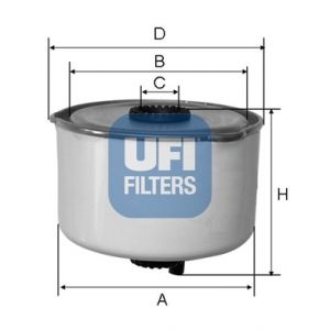 UFI Kütusefilter 24.454.00