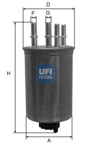UFI Kütusefilter 24.459.00