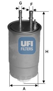 UFI Kütusefilter 24.ONE.0B