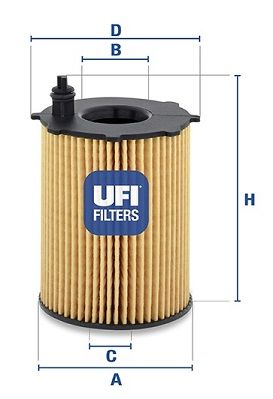 UFI Масляный фильтр 25.037.00