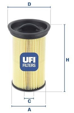 UFI Kütusefilter 26.005.00