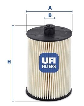 UFI Топливный фильтр 26.018.00
