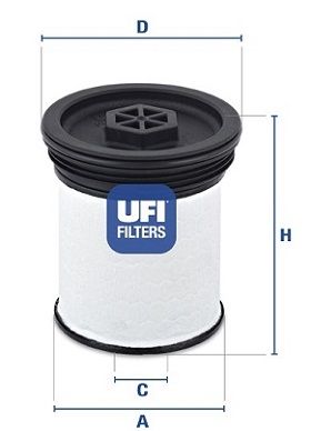 UFI Kütusefilter 26.019.01