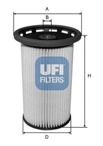 UFI Топливный фильтр 26.038.00