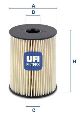 UFI Топливный фильтр 26.054.00