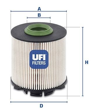 UFI Топливный фильтр 26.058.00