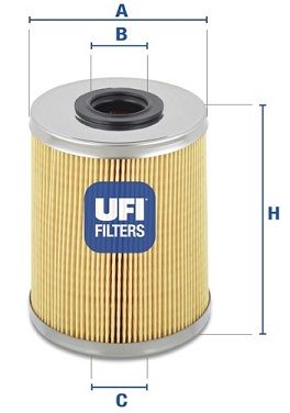 UFI Топливный фильтр 26.687.00