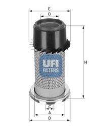 UFI Воздушный фильтр 27.078.00