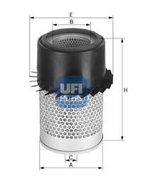 UFI Воздушный фильтр 27.202.00