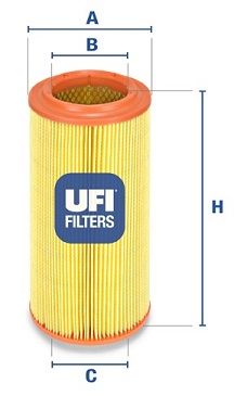 UFI Воздушный фильтр 27.257.00