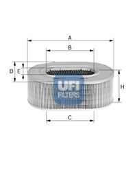 UFI Воздушный фильтр 27.599.00