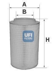UFI Воздушный фильтр 27.625.00