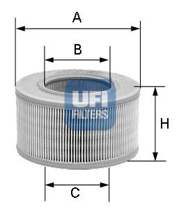 UFI Воздушный фильтр 27.752.00