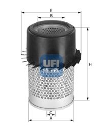 UFI Воздушный фильтр 27.935.00
