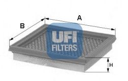 UFI Воздушный фильтр 30.100.00