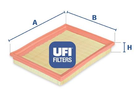 UFI Воздушный фильтр 30.168.00