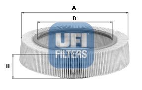 UFI Воздушный фильтр 30.805.00