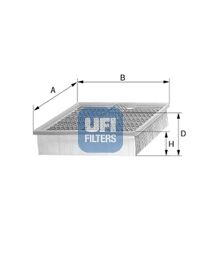 UFI Воздушный фильтр 30.929.00