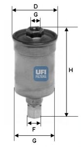 UFI Топливный фильтр 31.511.00