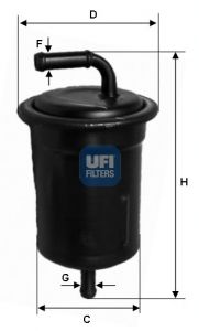 UFI Kütusefilter 31.521.00