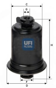 UFI Топливный фильтр 31.522.00