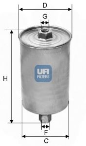 UFI Топливный фильтр 31.594.00