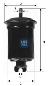 UFI Топливный фильтр 31.632.00