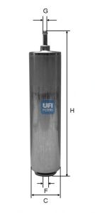 UFI Топливный фильтр 31.852.00