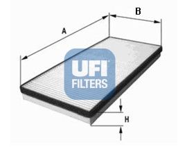 UFI Фильтр, воздух во внутренном пространстве 53.015.00