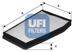 UFI Фильтр, воздух во внутренном пространстве 53.133.00