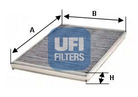 UFI Фильтр, воздух во внутренном пространстве 54.116.00
