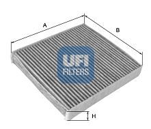 UFI Фильтр, воздух во внутренном пространстве 54.144.00