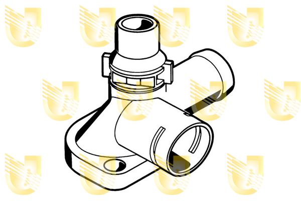 UNIGOM Фланец охлаждающей жидкости 341810