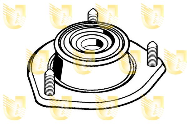 UNIGOM Опора стойки амортизатора 390166
