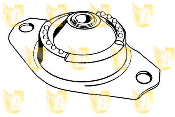 UNIGOM Подвеска, двигатель 395263
