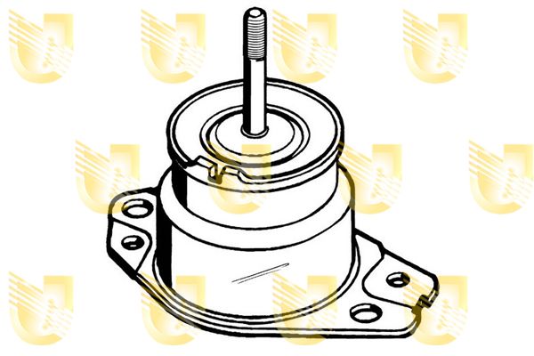 UNIGOM Подвеска, двигатель 395300
