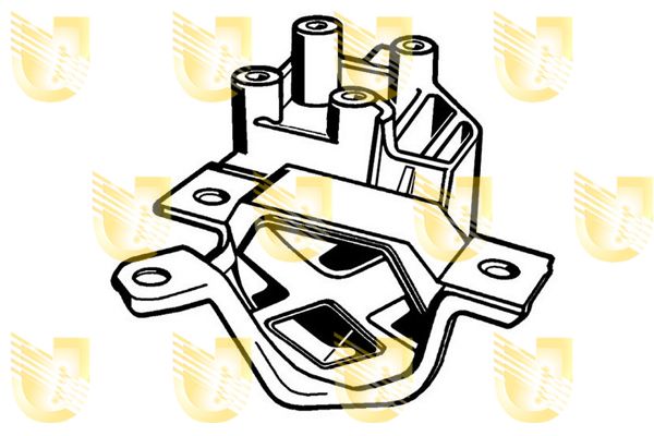 UNIGOM Подвеска, двигатель 395451