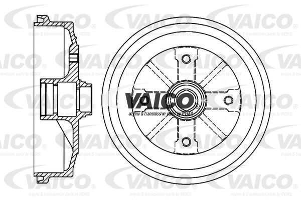 VAICO Тормозной барабан V10-60006