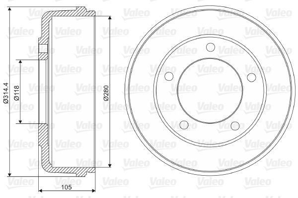 VALEO Piduritrummel 237048