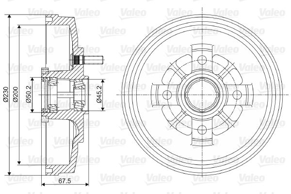 VALEO Piduritrummel 237077