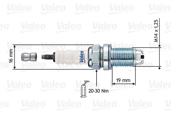 VALEO Свеча зажигания 246901