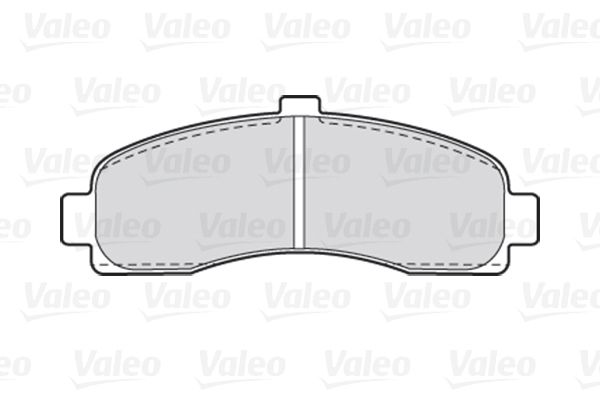 VALEO Комплект тормозных колодок, дисковый тормоз 301014