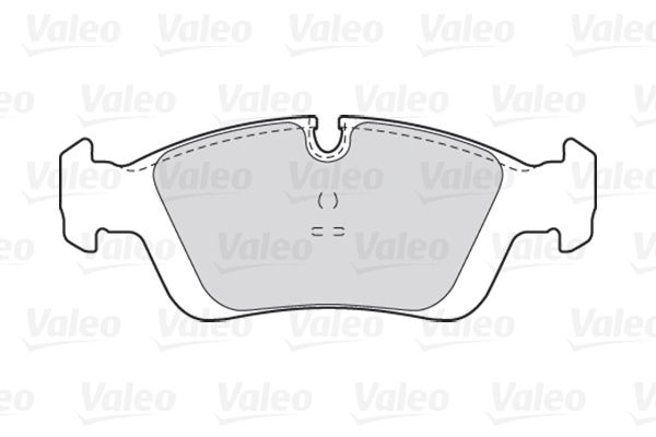 VALEO Комплект тормозных колодок, дисковый тормоз 301018