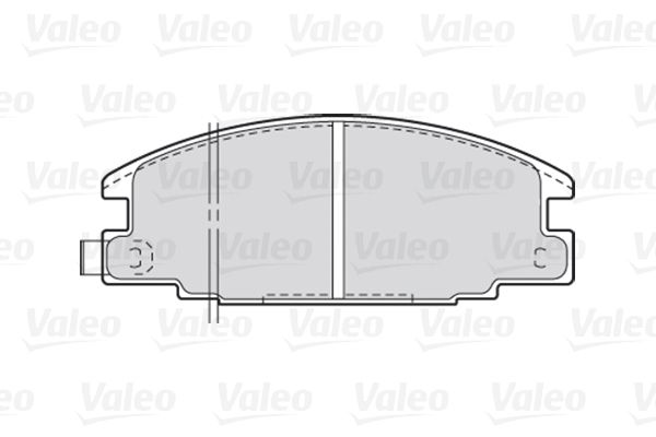 VALEO Piduriklotsi komplekt,ketaspidur 301020