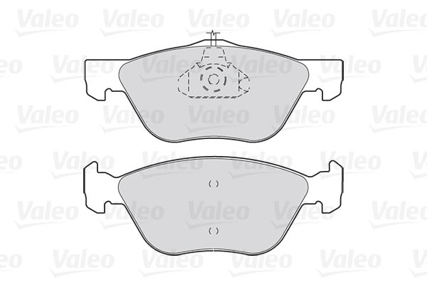 VALEO Комплект тормозных колодок, дисковый тормоз 301023