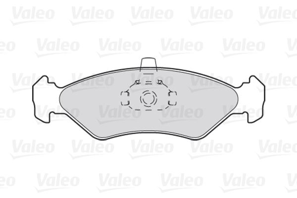 VALEO Комплект тормозных колодок, дисковый тормоз 301043