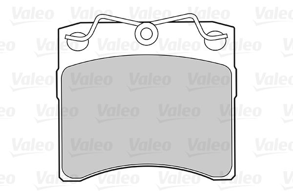 VALEO Комплект тормозных колодок, дисковый тормоз 301048
