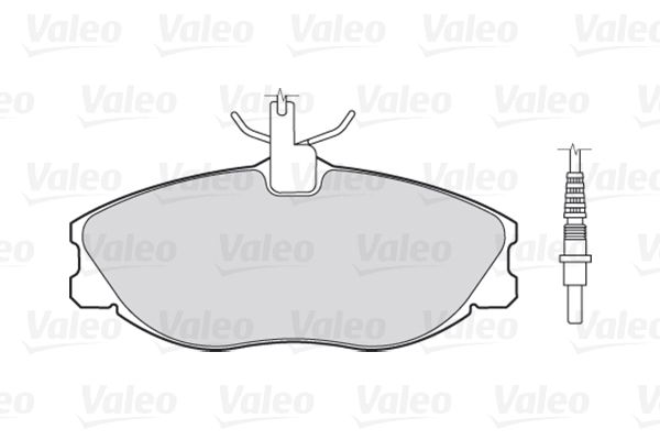 VALEO Комплект тормозных колодок, дисковый тормоз 301069
