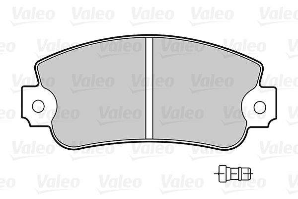VALEO Комплект тормозных колодок, дисковый тормоз 301091