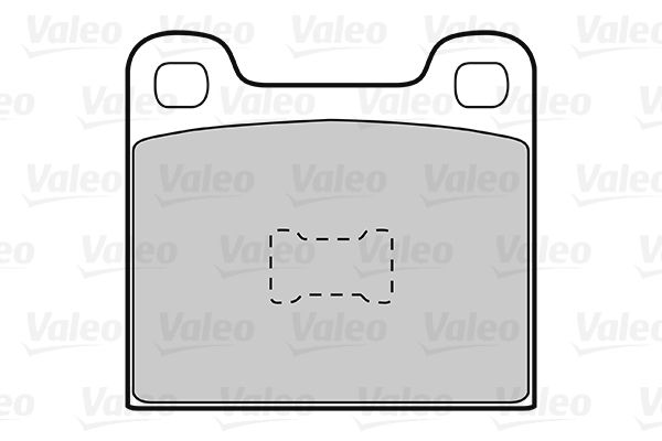 VALEO Комплект тормозных колодок, дисковый тормоз 301099